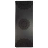 Jogamatka Sharp Shape PU Yoga mat Blossom black (2496847713681)