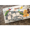 BeWooden Líščie vkladacie puzzle 4 v 1 - Dino