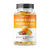MOVit Vitamin C 1200 mg s šípky + Vitamin D + Zinok Premium 90 tablet