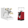 Lelit Mara PL62X V2, white + Eureka Mignon Bravo, CR ferrari red