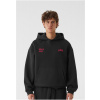 LOST YOUTH OVERSIZED HOODIE - WILD AT HEART - black XL