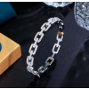 Naishide Jewelry Geometrický dámsky náramok Zircon Square