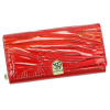 Dámska peňaženka Gregorio AL-106 Červená prírodná a ekologická koža Veľká horizontálna orientácia
