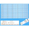 LED podsvietenie 658mm sada Hisense SVH650A58 - 14 kusov