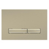 Geberit Sigma50 - Ovládanie splachovania, easy to clean, kefovaná mosadz 115.672.QF.2