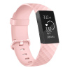 BStrap Silicone Diamond Large remienok na Fitbit Charge 3 / 4, sand pink SFI008C18