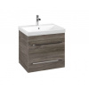 Villeroy & Boch Avento Umývadlová skrinka, 58x51x45 cm, 2 zásuvky, Stone Oak A88900RK