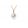 iZlato Forever Jemný perlový prívesok 7 mm, ružové zlato 9K IZ20366RHR