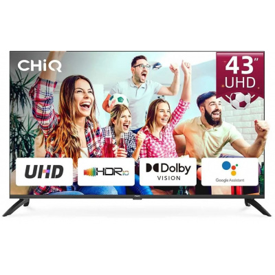 LED TV CHiQ U43G7LX 43" 4K UHD čierna