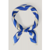 ŠATKA GANT STRIPE PRINT SILK SCARF PERFECT BLUE