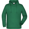 James & Nicholson Mikina JN 796 s kapucí, pánská COT02079603501-irish green S Zelená irská