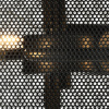 Searchlight Stropné svietidlo Fishnet z kovu v čiernom - 2843-3BK