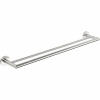 SAPHO XS403 X-Steel držiak na uteráky dvojitý 65,5 cm, brúsená nehrdz. oceľ