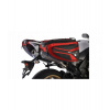 Boční brašny na motocykl P50R, OXFORD (černé/červené, objem 50 l, pár)