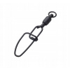 Madcat Karabinka S Obratlíkom Stainless BB Swivels W Crossl Snap Black veľ.3 90 kg 3 ks