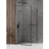 New Trendy Avexa Black sprchovací kút 80x80 cm obdĺžniková čierna matné/priehľadné sklo EXK-2536