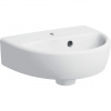 Geberit Selnova - Umývadielko 360x290 mm, s 1 otvorom na batériu, s prepadom, biela 500.320.01.7