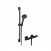 Hansgrohe Activera Select S - Sprchový set s termostatom, 2 prúdy, EcoSmart, matná čierna 28876670
