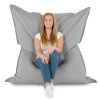 XXL vankúš na sedenie – interiérový aj záhradný, vodeodolný Farba: 20.Sv.sivý