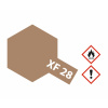 XF-28 Dark Copper Flat 23ml TAMIYA Acrylic - Matná tmavá meď