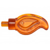 37775 Trans-Orange Wave Rounded (Candle Flame) (Průhledná oranžová vlna zaoblená (plamen svíčky))