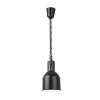 HENDI Výškovo nastaviteľná ohrievacia lampa valcová, Čierna, 230V/250W, ⌀175x(H)250mm | HENDI, 273852