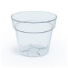 kvetináč 12,4cm PLANTI DMLR120-S429 transparentný plastový Prosperplast