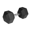 HEX 20 kg pogumovaná liatinová činka REBEL ACTIVE