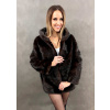 Max Original Leather Dámsky kožuch norka DDZ23 sable (L 46-48) - Sable - L