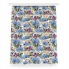 Záves na žaby kvety retro 150x200 vzor dekoru (Záves na žaby kvety retro 150x200 vzor dekoru)