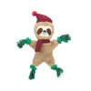 Trixie Xmas Sloth – plyšová hračka pre psov (lenochod so šnúrkou a šuštiacou fóliou) 30 cm