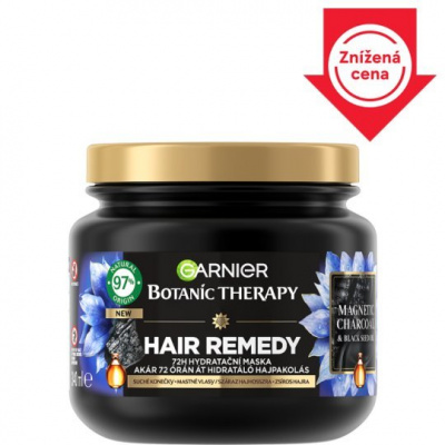 Garnier Botanic Therapy Hair Remedy Magnetic Charcoal hydratačná maska na mastné vlasy a suché konče