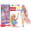 LEAN TOYS Účes pre bábiky Anlily s dlhými blond vlasmi