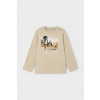 Detské tričko s dlhým rukávom Mayoral 4093.5G.Mini.9BYA béžová 104