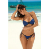 Marko Dámske bikiny push-up Marko Janette Indigo M-547 (10) tmavomodré, Veľkosť S, Farba tmavomodrá