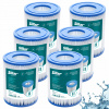 6 x bazénový filter Sillar pre náhradnú filtračnú pumpu Bestway Typ 2 58094