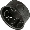 Sonstige ISO rozvodná krabice O 70 mm x 36 mm Černá