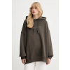 Mikina adidas Originals Ess Lin Hoodie zelená farba, s kapucňou, s potlačou, JW1029 L