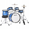 VEVOR 5-dielny bicí set s basovým bubnom 35,6 cm modrý