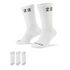Air Jordan Essentials Crew Socks (3 Pairs) White S 2-5
