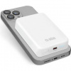 Powerbank SBS s podporou MagSafe USB-C 10 000 mAh (MAG 10K WHT) biela