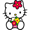 CUKROVÁ TLAČ jedlý obrázok na tortu Cukrová hmota Hello Kitty #27 + MENO TEXT