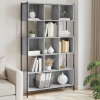 zahrada-XL Knižnica sivá sonoma 102x28x172 cm kompozitné drevo 3213660