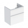 Geberit iCon - Umývadlová skrinka, 59x62x42 cm, 2 zásuvky, lesklá biela 502.307.01.1