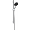 Hansgrohe Rainfinity, sprchová sada 130 3jet EcoSmart s tyčou S Puro 65 cm, chrómová, HAN-28746000