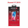 Sklo swissten full glue, color frame, case friendly huawei y7 2019 čierne