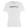 Pánske Tričko s krátkym rukávom CRAFT CORE ESSENCE LOGO TEE M 1911786-900985 – Biela