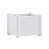 STEFANPLAST Kvetináč, vyvýšený záhon ITALIA 43x43x35cm biela