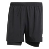 adidas Own the Run 2-in-1 Running pánske šortky Black XL