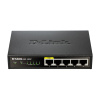 D-Link DES-1005P/E sieťový prepínač Nespravované L2 Fast Ethernet (10/100) Podpora napájania cez Ethernet (PoE) Čierna (DES-1005P/E)